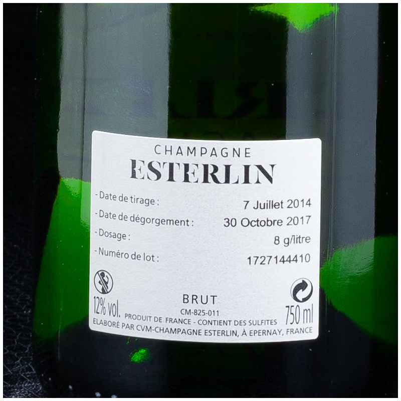 Champagne brut Eclat 75cl Esterlin  Brut