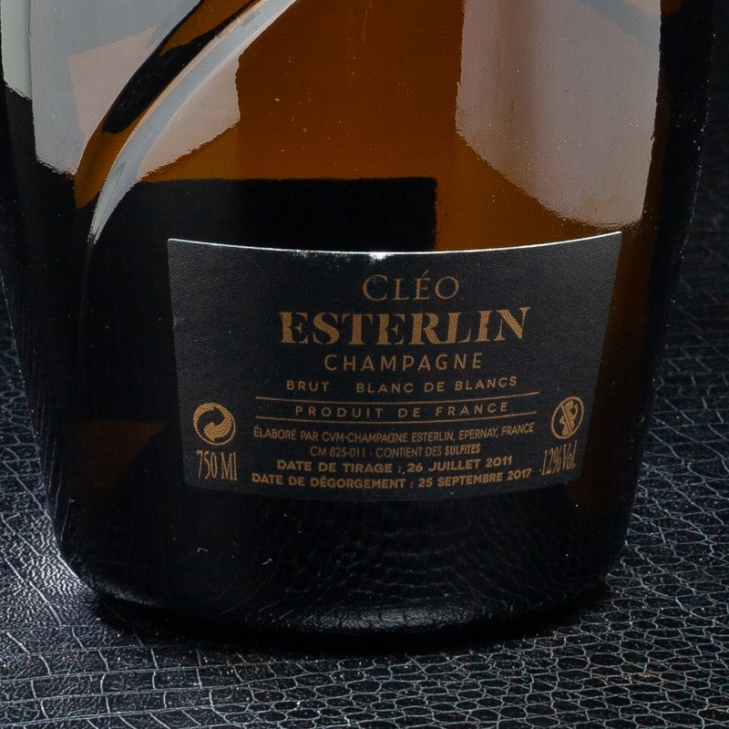 Champagne Cuvée Cléo 75cl Esterlin  Blanc de blancs