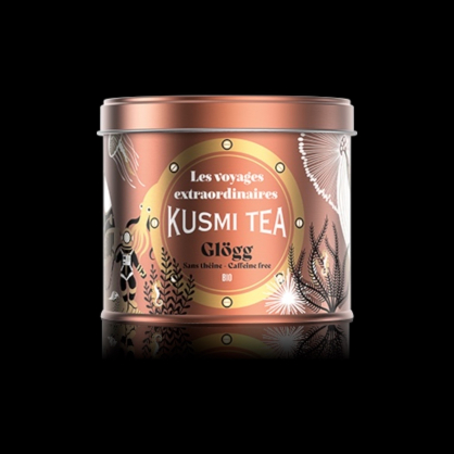 Glogg bio 2025 boite métal 125g Kusmi Tea  Thé noir