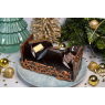 Bûche 3 chocolats 4p (Disponible en 24h)  Pâtisseries à partager