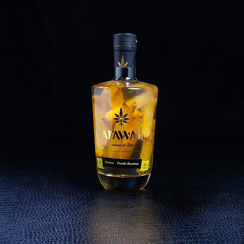 Flavoured Rum Arawak Ananas Vanille Bourbon 32% 70cl  Rhums arangés