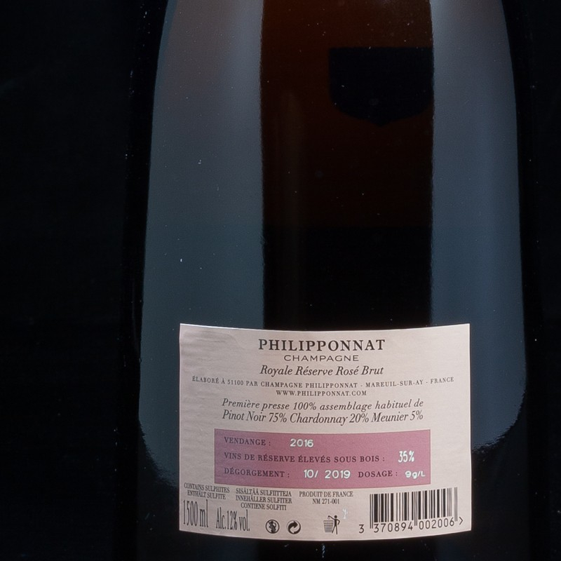 Champagne royale réserve rosé 1.5L Philipponnat  Rosé