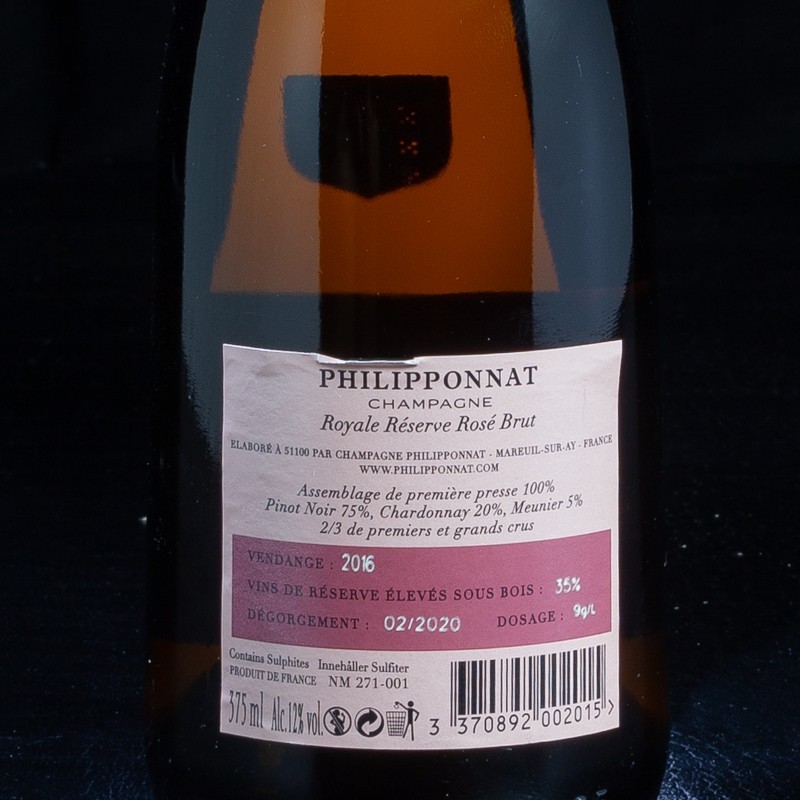 Philipponnat Rosé Brut Royale Réserve 37.50cl  Rosé