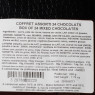 Coffret assorti 24 chocolats Chapon 235g  Bonbons chocolat