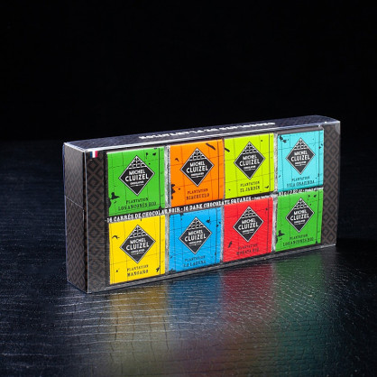 Etui carré chocolat Plantation 80g Michel Cluizel  Coffret de chocolat