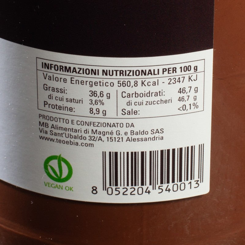 Crème de noisette 1kg Teo&Bia  Pâtes à tartiner