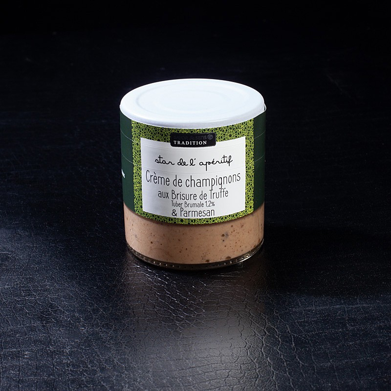 Crème de champignons aux brisures de truffe et parmesan Savor & sens 100g  À tartiner