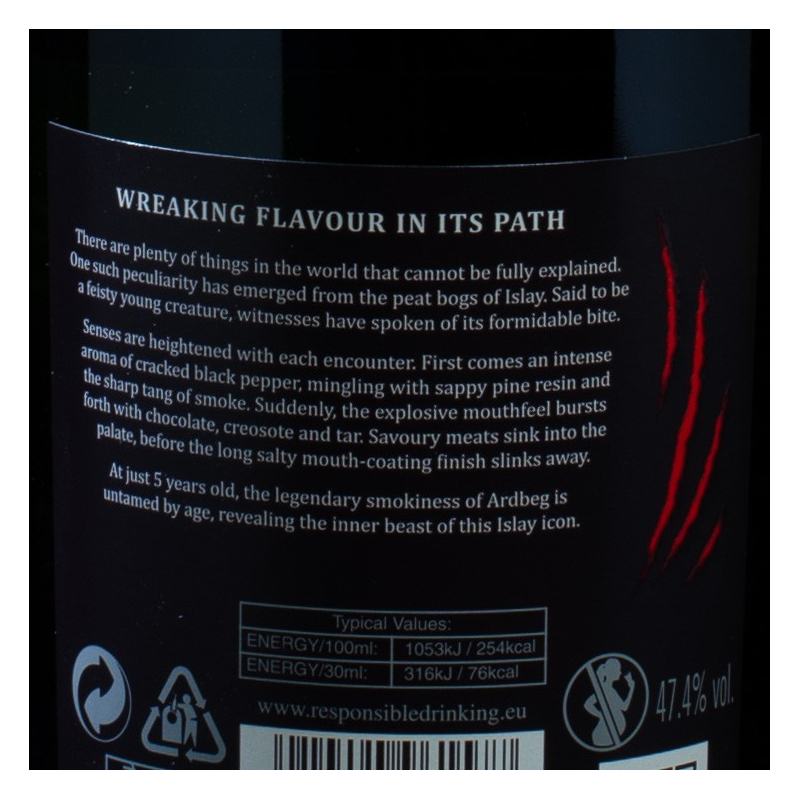 NSA - Whisky Ecosse Ardberg wee Beastie 5 years 47,4% 70cl  NSA