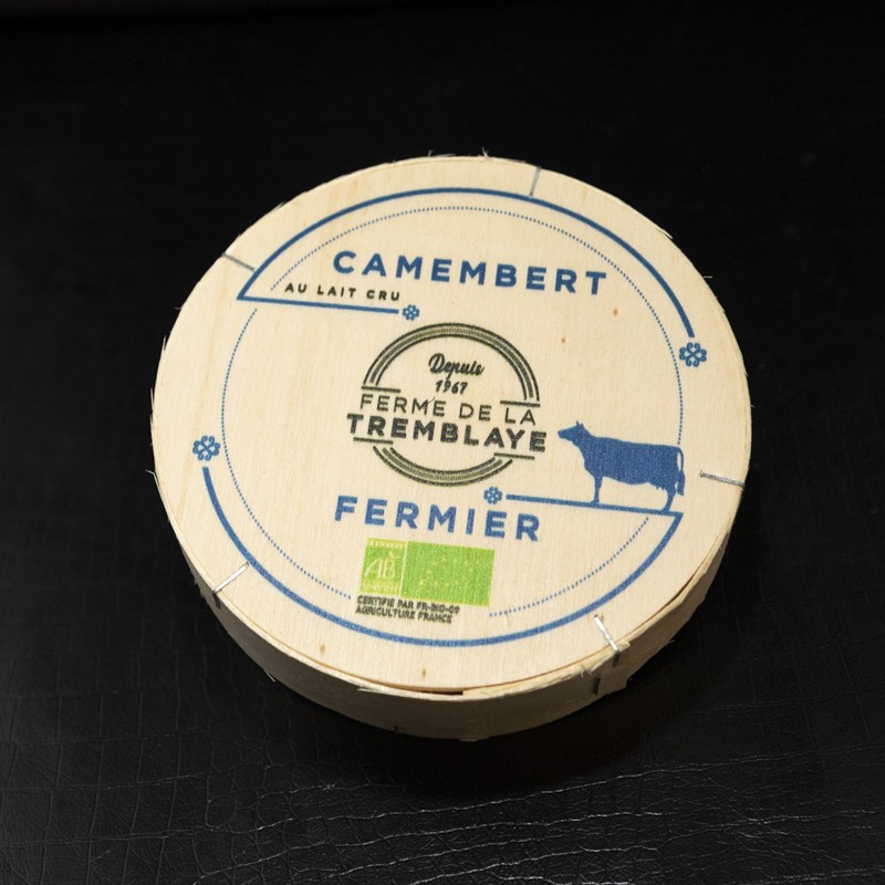 Camembert fermier Bio La ferme du Tremblay 275g  Camemberts, coulommiers et bries