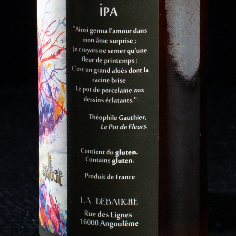 Bière IPA 33cl La Débauche  Bières blondes
