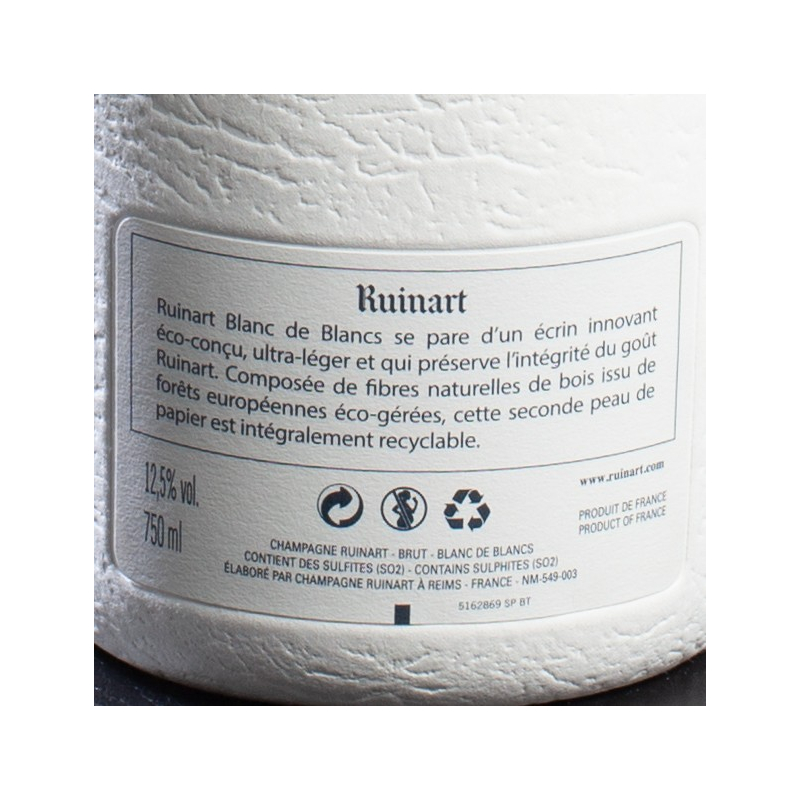 Champagne blanc de blancs 75cl Ruinart  Blanc de blancs