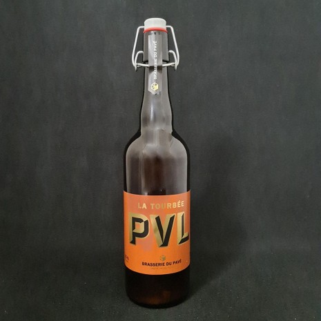 Bière brune PVL tourbé 9.5% 75cl  Bières brunes