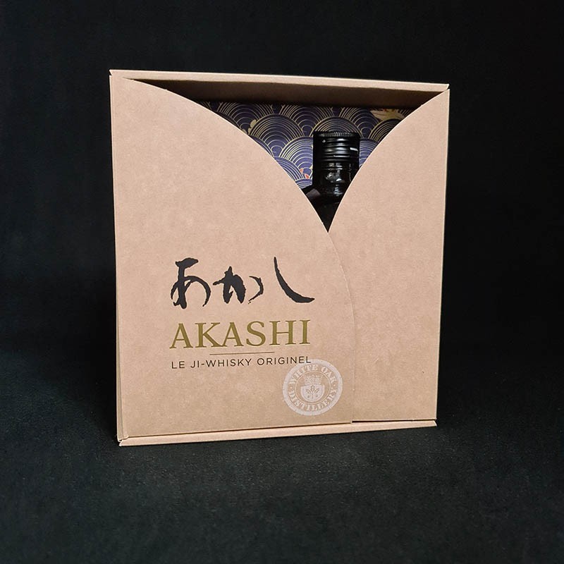 Coffret Akashi Meisei & 2 verres  Cave à whiskies