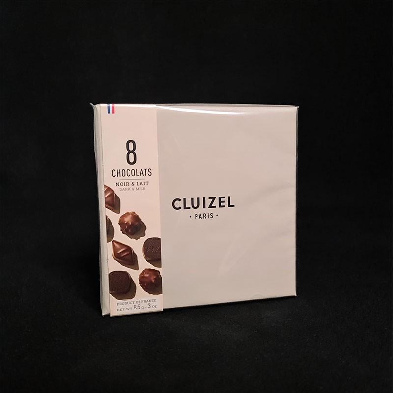 Coffret N8 chocolats noir et lait Michel Cluizel
