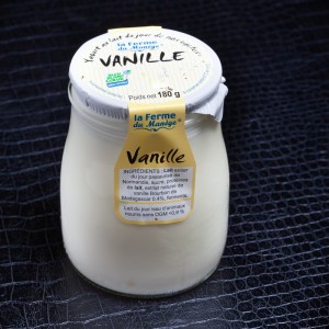 Yaourt vanille Ferme du manège 180gr  Yaourt