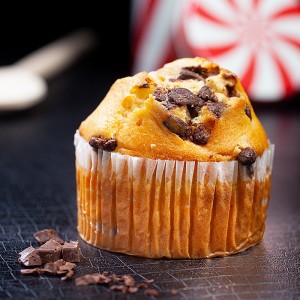 Muffin aux pépites de chocolat  Pâtisserie US