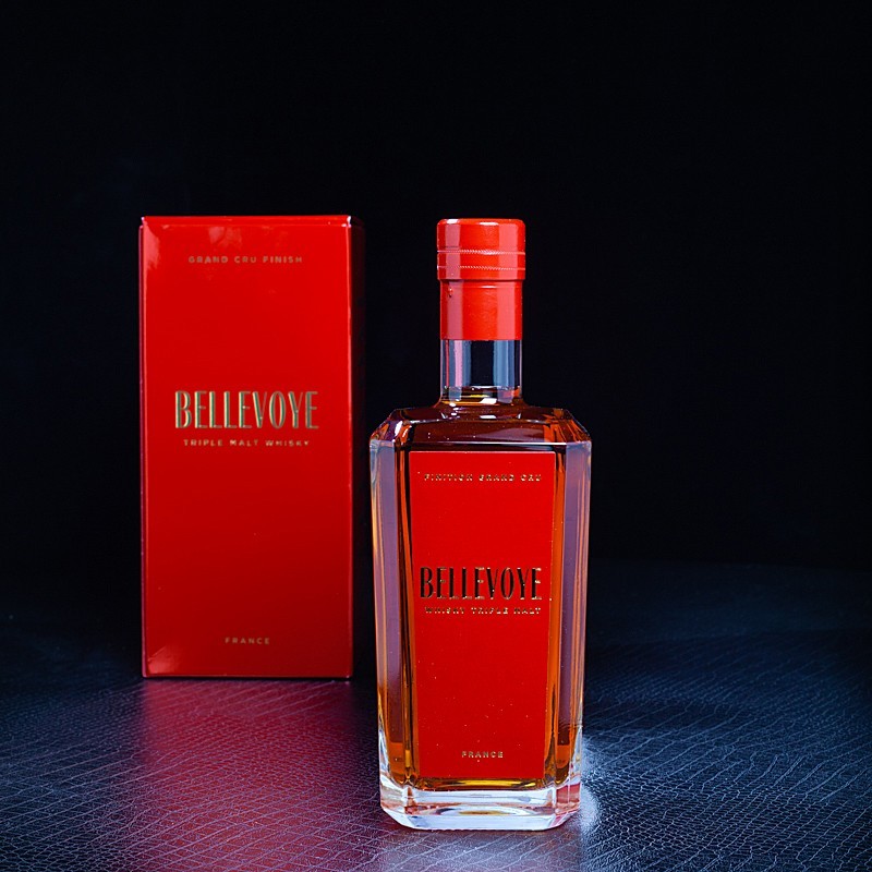 Whisky Triple Malt Bellevoye Rouge Finition Grand Cru 43% 70cl  Cave à whiskies