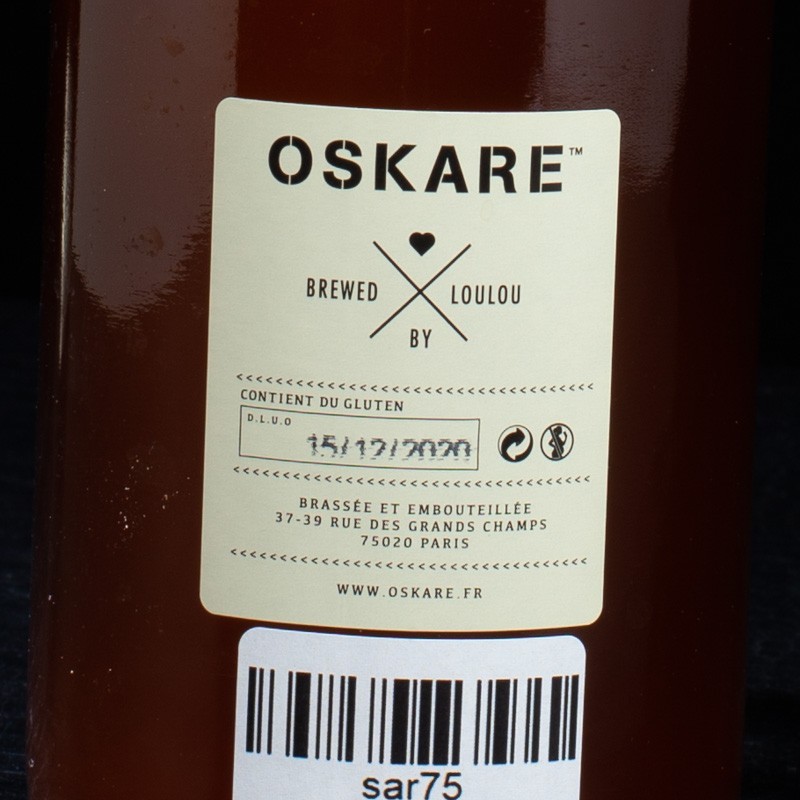 Bière sarrasin IPA Oskare 75cl  Bières ambrées